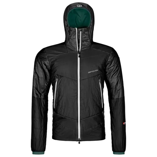 Ortovox Westalpen Swisswool Herren Outdoorjacke Schwarz M - Wintersport-Bekleidung mit innovativer Swisswool-Technologie für optimale Wärme und Atmungsaktivität, perfekt für alpine Abenteuer.