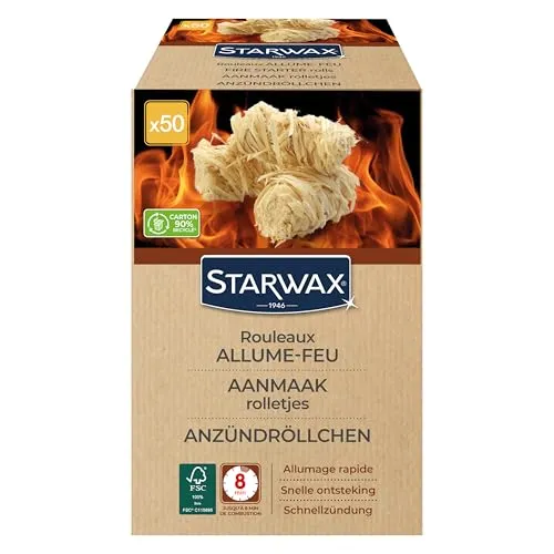 STARWAX- Anzündwolle für Grill, Kamin und Ofen von STARWAX