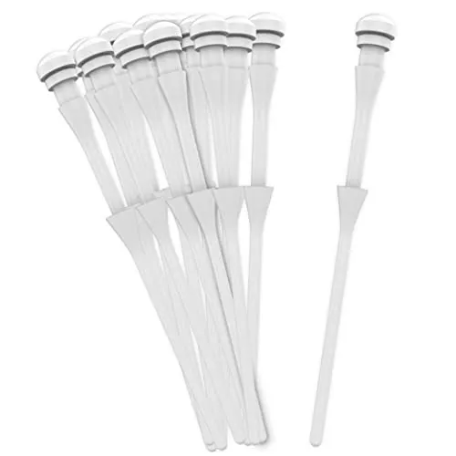 Akasa 20 weiße Gummi Gehäuselüfterhalterungen, Anti Vibration Gummi Befestigung für Computer Lüfter, PC Schrauben Silikon Gummistifte, 20 Stück, 73mm, weiß, MX003-WKT20