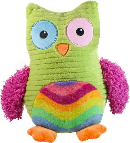 Plüschtier Eule circa 30 cm, grün