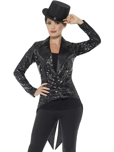 Sequin Tailcoat Jacket, Ladies (M)
