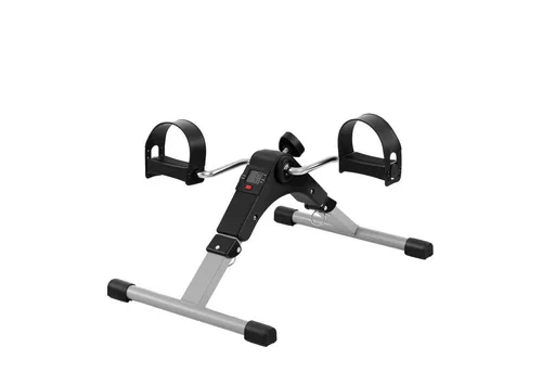 COSTWAY Mini-Heimtrainer, klappbar Mini-Bike mit verstellbarem Widerstand & LCD-Display