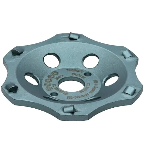 TRONGAARD PKD PCD Schleiftopf 125MM - Schleiftopf für Beton und Estrich mit extrem hoher Standzeit und sehr schnellem Schliff. Ideal für professionelle Anwendungen mit einer maximalen Drehzahl von 12.200 rpm.