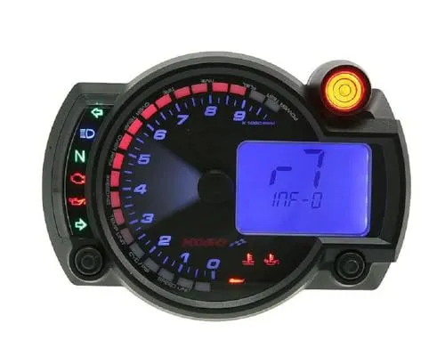 Tachometer KOSO RX2N Analog/Digital Blau 10.000RPM 360km/h