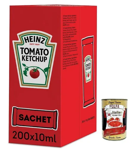 Heinz Tomato Ketchup 200x10ml+Polpa