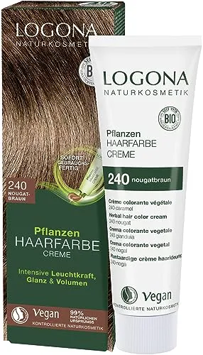 LOGONA Pflanzen-Haarfarbe Creme 240 Nougatbraun
