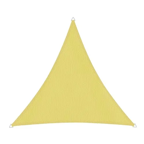 Sonnensegel Cannes Dreieck 4m gelb