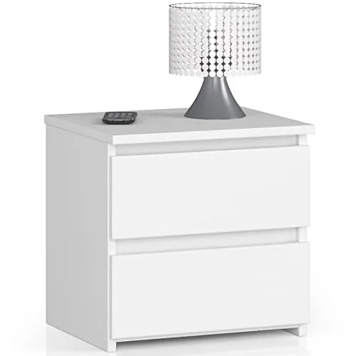AKORD Kommode Set 2 Schubladen - Praktischer Mehrzweckschrank für Home Office - Kommoden & Sideboards: Elegante, kompakte Bauweise mit 2 Schubladen, ideal für kleine Räume und einfache Montage.