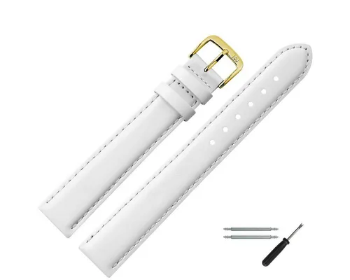 MARBURGER Uhrenarmband 24mm Leder XL Extra Lang