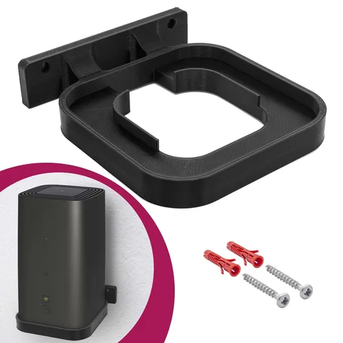 Wand Halterung Router Halter Schwarz passend für Telekom Speedport Pro