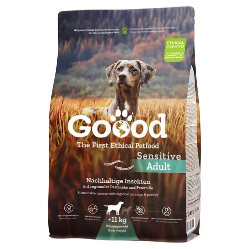 Goood Adult Nachhaltige Insekten 1,8 kg, Hundefutter, NEU