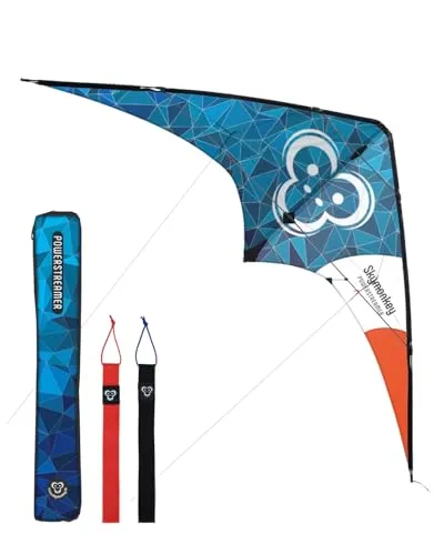 Skymonkey Powerstreamer XXL Lenkdrachen (2-Leiner) - galaxyblue