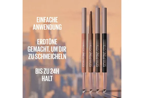 MAYBELLINE NEW YORK Eyeliner Sculpting Stix 2-in-1 - Der Eyeliner Sculpting Stix von Maybelline New York überzeugt mit zwei Funktionen: präziser Auftragsseite und einem weichen Bürstchen zum Verblenden. Ideal für kreative Looks, die bis zu 24 Stunden halten.