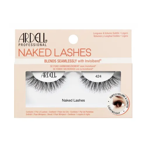 Ardell 424 Ge Falsche Wimpern 10mm Echthaar Natürlich Lashes