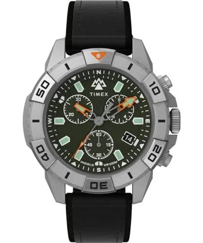 Timex Watch TW2W16100 - Expedition North Ridge Chronograph - Armbanduhren für Herren mit robustem Design, nachhaltigen Materialien und vielseitigen Funktionen wie Datum und Stoppuhr. Ideal für Abenteuer und den Alltag.
