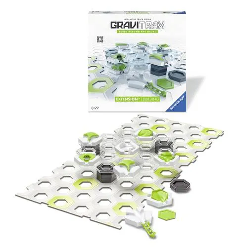 GraviTrax Konstruktion - Interaktive Kugelbahn - Baukästen & Puzzles - Spannendes Mechanikspielzeug mit 18 Teilen, fördert Kreativität und Problemlösungsfähigkeiten für Kinder ab 8 Jahren.