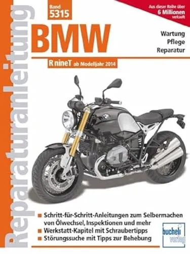 BMW RnineT Reparaturanleitungen ab Modelljahr 2014 - Praktische Reparaturanleitungen für die BMW RnineT ab 2014, ideal für DIY-Enthusiasten und Motorradliebhaber, die selbst Hand anlegen möchten.