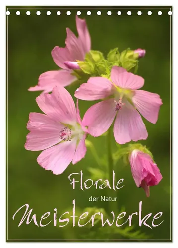 Florale Meisterwerke der Natur - Tischkalender 2026 - Monatskalender im DIN A5 Format mit atemberaubenden Blumenmotiven, ideal für Naturliebhaber und zur Verschönerung Ihres Arbeitsplatzes.