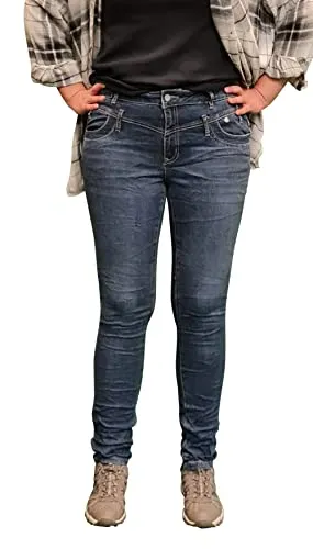 Produktbild Buena Vista Damen Jeans Florida Stretch Denim Dark Blue - XS