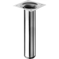 Hettich Tischbein Ø 30 mm x 150 mm Edelstahl-Optik