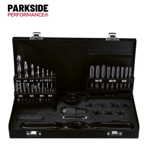 Produktbild PARKSIDE PERFORMANCE® Gewindebohrer- und Schneideisen-Set