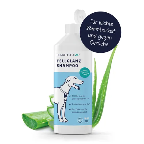 HUNDEPFLEGE24 Fellglanz Hunde Shampoo