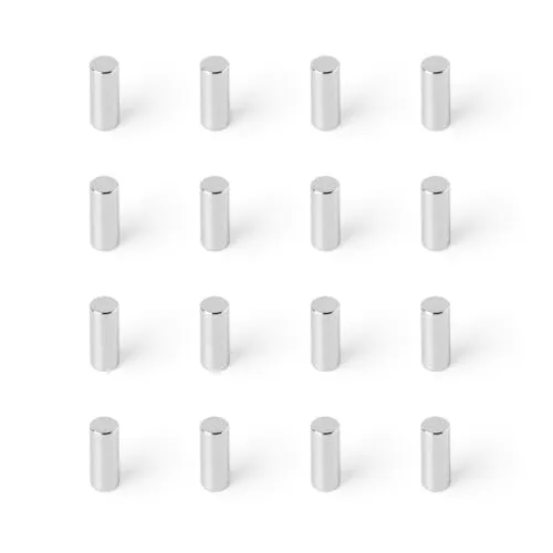 Strong Magnets Neodym Magnet - Rund 4 x 10 mm - 10 Stück - Extra stark, hält bis 662 g - Für Magnettafel, Kühlschrank, Whiteboard, Pinnwand, Büro