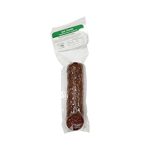 Gut Owstin | Wasserbüffel Salami | 75% Büffelfleisch | wenig Fett | im Stück | 160g