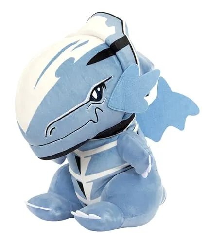 Tomy® Sammelfigur Yu-Gi-Oh! Mega Blue Eyes White Dragon 38 cm - Kuscheltiere, hochwertige Polyester-Plüschfigur für Fans und Sammler, ideal zum Kuscheln und Spielen.
