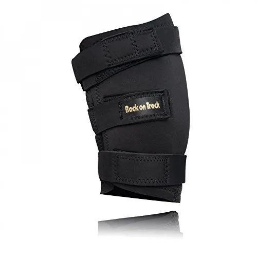 Sprunggelenkschoner rechts Back on Track - Gamaschen & Schützer für Pferde mit Wärmetherapie und wärmereflektierenden Eigenschaften für optimale Regeneration und Unterstützung.