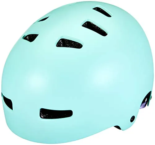 TSG Helm Evolution Solid Color Satin Mint XXS/XS - Fahrradhelm mit anatomisch geformter Schale, perfekt für Skateboarden und Fahrradfahren. Mit aktiver Belüftung und anpassbaren Polstern für optimalen Tragekomfort.
