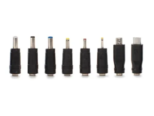 HQ-Power UNIVERSAL-STECKER-SET - FÜR DC-STECKER 2.1 x 5.5 mm - 8-tlg.