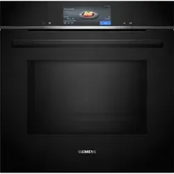 SIEMENS Backofen mit Mikrowelle HM778GMB1 - 59,4 cm Breite, vielseitige Kochmöglichkeiten und platzsparendes Design
