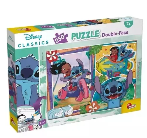 Puzzle dwustronne 250el Lilo i Stitch 105823 LISCIANI Lisciani 8008324105823
