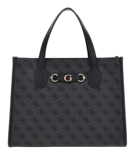 Guess Schultertasche Convertible X grau - Stylische Handtasche aus 100% Polyurethan mit abnehmbarem und verstellbarem Schulterriemen. Ideal für jeden Anlass und vielseitig tragbar.