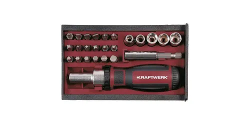 Kraftwerk Ratschen-Schraubendreher Bit Box 1/4