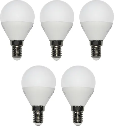 LED Glühlampe Glühbirne Tropfen Kugel E14 4W Ersatz für 30W 320lm 2700K 230V 5 x