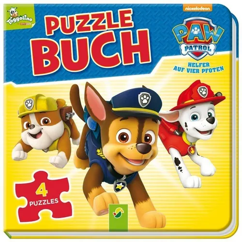 Paw Patrol Puzzle Buch 4 Stück