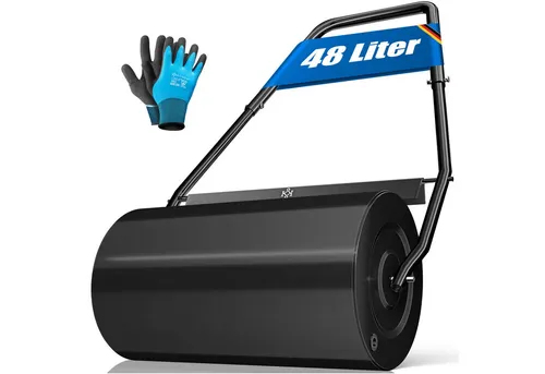 KESSER Rasenwalze Metall mit 5x Spikes