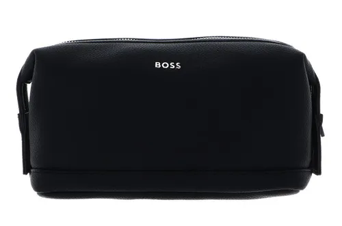 Hugo Boss Dressing-Case Classic Grained Black - Elegantes Dressing-Case von Hugo Boss in klassischem, genarbtem Schwarz. Ideal für stilvolle Aufbewahrung und Organisation von Kosmetik und Pflegeprodukten.