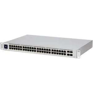 Ubiquiti 48+4P UniFi Switch USW-48-POE-M - Netzwerk-Switch mit 48 Ports und POE+ Unterstützung, ideal für leistungsstarke Netzwerkinfrastrukturen in Unternehmen.