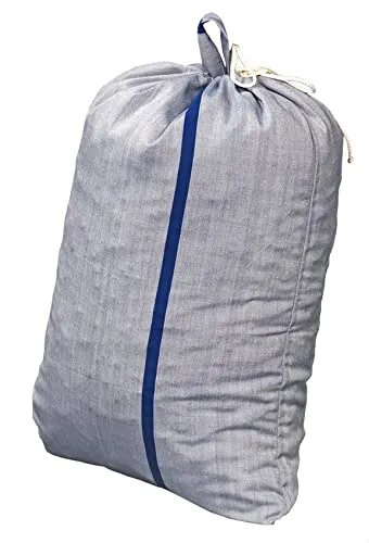 Bewohner-Wäschesack mit Kordelseilzug, 100 % Polyester, ca. 6 kg Farbe blau (55)