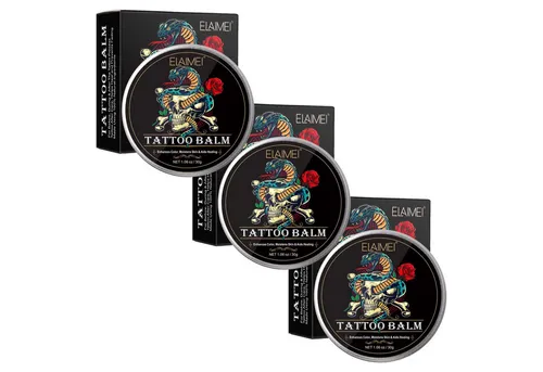 P-Beauty Tattoo Balsam für Tattoo Aftercare - Körpercremes mit 100% natürlichen Inhaltsstoffen, die die Farbintensität Ihrer Tattoos bewahren und die Haut intensiv mit Feuchtigkeit versorgen.