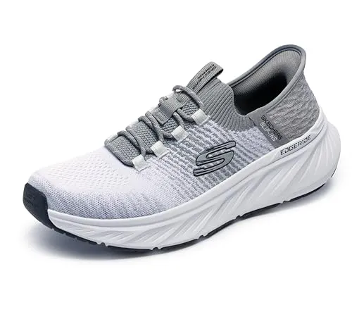 Skechers Edgeride-Raygo Herren Sportschuhe [232932/WGY] - Sneaker für Herren in Größe EUR 43, bequemes Obermaterial aus Stoff und ideal für aktive Freizeitgestaltung mit stylischem Design.