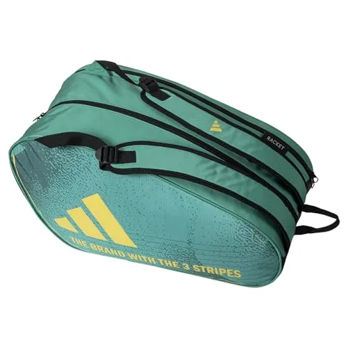 adidas Racket Bag Control Green 3.4 - Padelschlägertasche für optimale Organisation - Tennisschläger - Geräumige Padelschlägertasche mit speziellen Fächern für Schläger und Zubehör, ideal für Sportler, die Wert auf Ordnung legen.