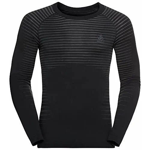 Odlo PERFORMANCE LIGHT Herren Langarm Shirt, black, XXL - Funktionsunterwäsche für aktive Männer, optimales Feuchtigkeitsmanagement und Bewegungsfreiheit, ideal für jede Wetterlage.