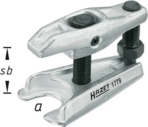 Hazet 1779-3 Kugelgelenk-Abzieher - Abzieher für Kugelgelenkzapfen an Lenkhebeln und Spurstangen, stabile Ausführung für sicheren, universellen Einsatz bei gängigen Fahrzeugmarken.