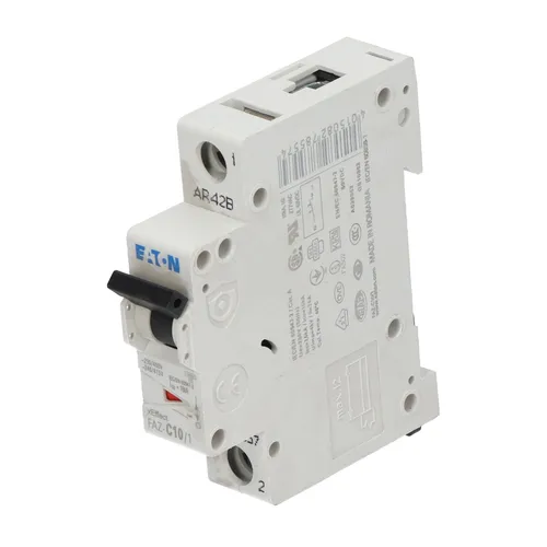 Eaton 278557 Leitungsschutzschalter - 10A, 1P, C-Char, zuverlässiger Schutz für Ihre Elektroinstallation mit Worldwide Eaton Warranty