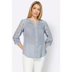 heine Klassische Bluse Baumwollbluse . von Heine