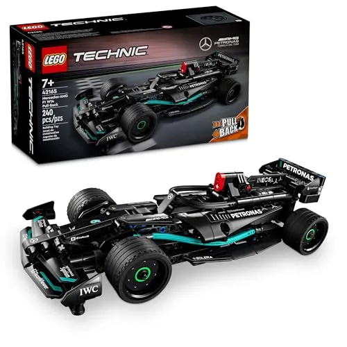 Lego Technic 42165 Mercedes-AMG F1 W14 E Performance Rückziehauto - Bauspielzeugset mit 240 Teilen, ideal für Kinder ab 7 Jahren - Enthält ein Rückziehauto im authentischen Mercedes-Design, das kreatives Spiel und Ingenieurinteresse fördert.